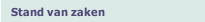 Stand van zaken